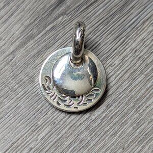 Silpada Double Disc silver pendant S0959